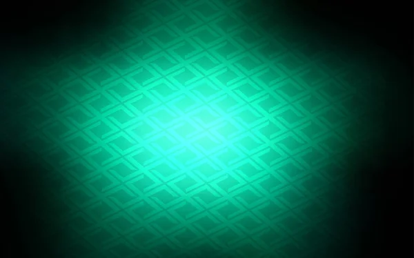 Tmavě Zelená Vektorová Šablona Krystaly Obdélníky Ilustrace Sadou Barevných Obdélníků — Stockový vektor