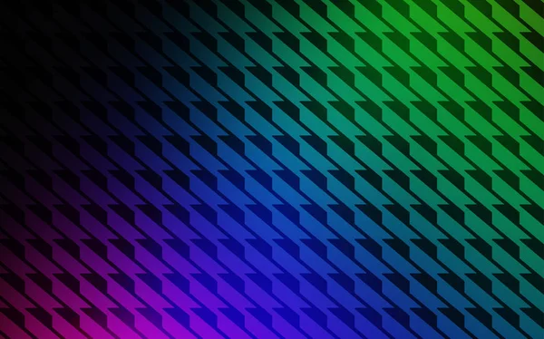 Fond Vectoriel Multicolore Foncé Avec Des Lignes Droites Lignes Sur — Image vectorielle