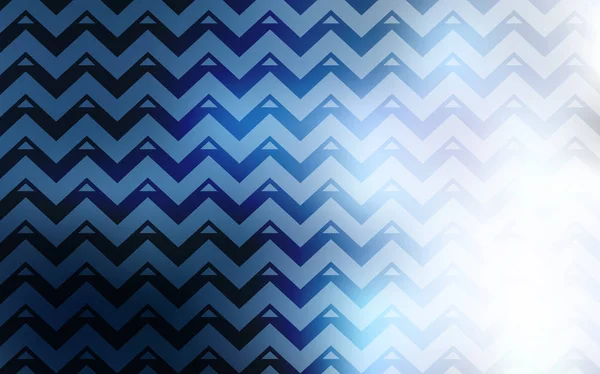 三角形で明るい青のベクトル背景 三角形の抽象的なスタイルで装飾的なデザイン ウェブサイトのパターン — ストックベクタ