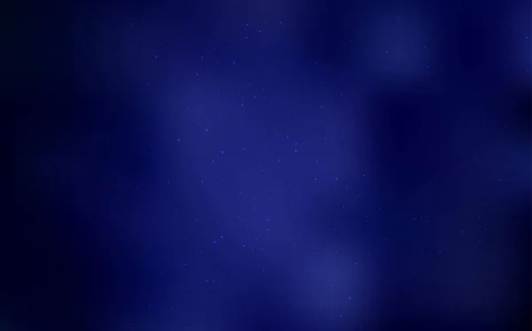 Dunkelblaue Vektorschablone Mit Raumsternen Raumsterne Auf Verschwommenem Abstrakten Hintergrund Mit — Stockvektor