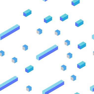 Hafif pembe, mavi vektör kesintisiz, izometrik kapak poligonal tarzı. Modern Soyut illüstrasyon renkli dikdörtgenler ile. Doku pencere panjur, perdeler için.