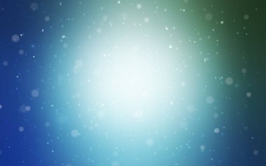 Açık mavi, yeşil vektör arka plan xmas kar taneleri ile. Bulanık arka plan gradyan ile kar. Desen yıl yeni Web siteleri için kullanılabilir.