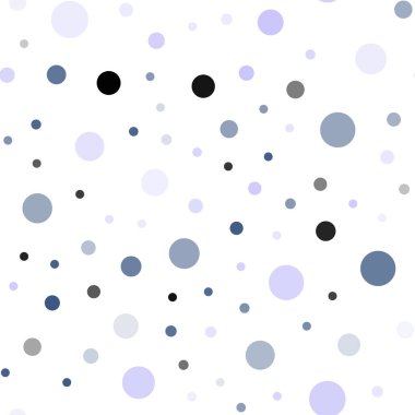 Koyu mor vektör küreler ile seamless modeli. Renkli gradyan ile arka plan üzerinde bulanık kabarcıklar. Kartvizit, Web siteleri için şablon.