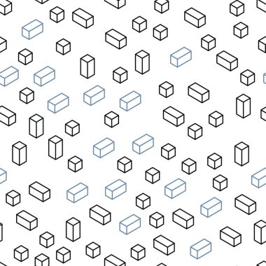 Koyu mavi vektör kesintisiz, izometrik kapak poligonal tarzı. Dikdörtgenler ve kareler ile güzel illüstrasyon. Kartvizit, Web siteleri için şablon.