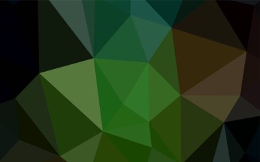 Koyu mavi vektör Çokgen arka plan. Renkli resimde üçgenler ile soyut tarzda. Desen için bir marka kitabın zemin.