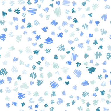 Açık mavi, vektör sorunsuz düzen düz çizgili sarı. Dekoratif illüstrasyon hatları ile soyut şablonunda parlayan. Akıllı tasarım, iş reklam için.