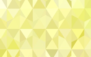 Işık sarı vektör düşük poli kapak. Noktalı resim stili üçgenler ile yaratıcı çizimde. Desen için bir marka kitabın zemin.