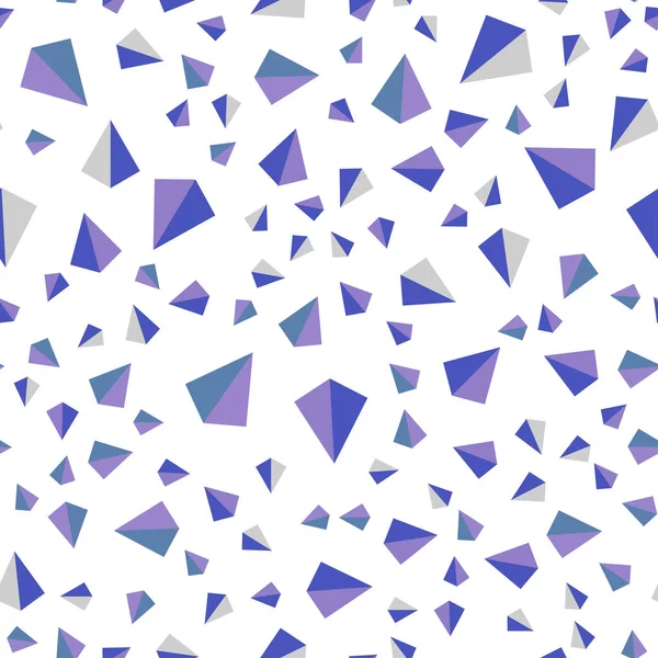 Açık mavi, kırmızı üçgen tarzı ile kesintisiz, izometrik doku vektör. Üçgenler ile soyut degrade illüstrasyon. Tasarım için duvar kağıdı, kumaş üreticileri.