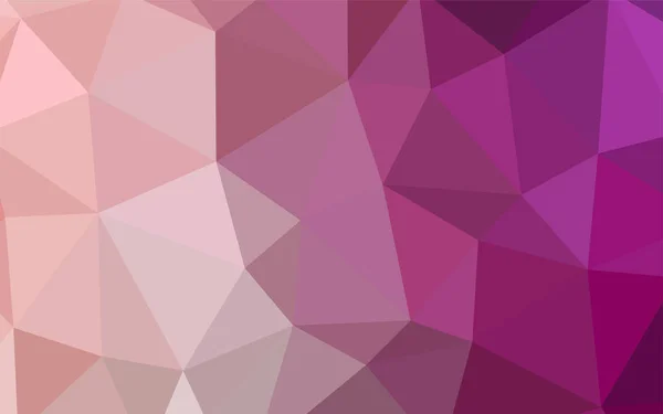 Texture Mosaïque Triangle Vectoriel Rose Clair Illustration Colorée Dans Style — Image vectorielle