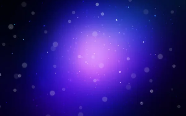 Textura Vectorial Azul Oscuro Con Copos Nieve Colores Diseño Decorativo — Archivo Imágenes Vectoriales