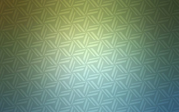 Azzurro Sfondo Vettoriale Verde Con Triangoli Illustrazione Con Serie Triangoli — Vettoriale Stock