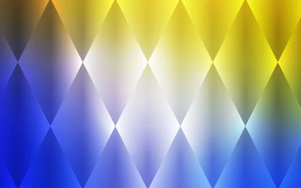 Светло Голубая Желтая Векторная Текстура Прямоугольном Стиле Абстрактная Градиентная Иллюстрация — стоковый вектор