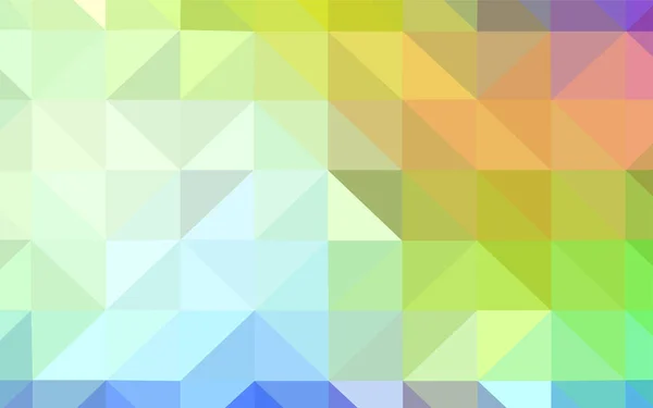 Светлый Многоцветный Векторный Многоугольный Шаблон Элегантная Яркая Полигональная Иллюстрация Градиентом — стоковый вектор