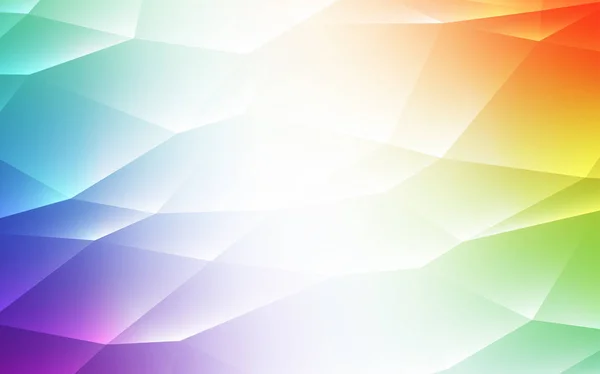 Светлая Многоцветная Векторная Текстура Треугольном Стиле Абстрактная Градиентная Иллюстрация Треугольниками — стоковый вектор