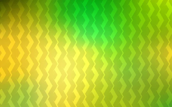 浅绿色 带彩色线条的黄色矢量纹理 带渐变的抽象背景上的线条 横幅图案 — 图库矢量图片