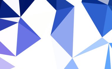 Hafif pembe, mavi vektör poligonal arka plan. Gradyan ile poligonal soyut resim. Web siteniz için yeni bir doku.