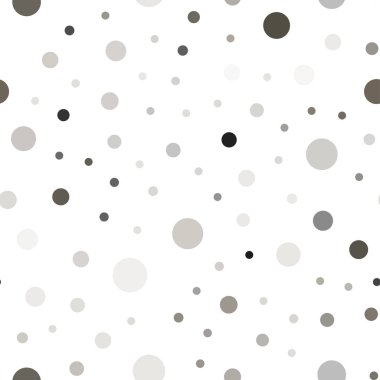 Işık gri vektör noktalar ile sorunsuz kapak. Bulanık daireler doğa tarzı ile güzel renkli resimde. Desen tasarım kumaş, duvar kağıtları.