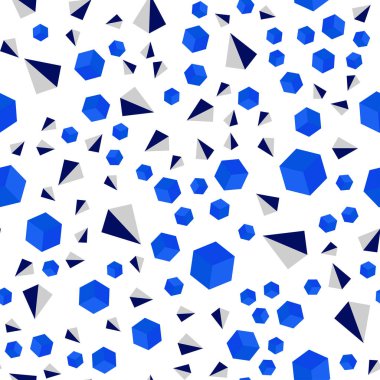 Koyu mavi üçgen, küpleri ile kesintisiz, izometrik arka plan vektör. Satırlar rhombus renkli gradyan ile. Desen için modaya uygun Kumaş, duvar kağıtları.