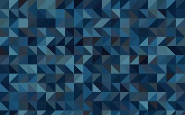 Hafif mavi vektör soyut mozaik şablonu. Gradyan ile renkli soyut resimde. İşiniz için en iyi üçgen tasarım.