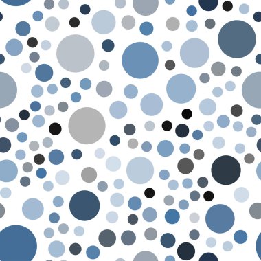 Hafif mavi vektör daire şekilleri ile sorunsuz düzeni. Soyut illüstrasyon renkli baloncuklar doğa tarzı ile. Desen-ebilmek var olmak kullanılmış için güzel web siteleri.