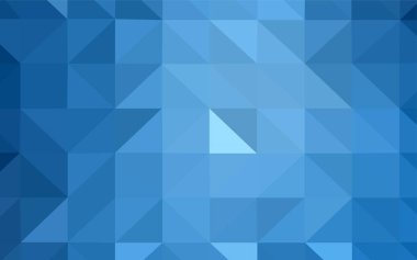 Açık mavi, sarı vektör üçgen mozaik doku. Geometrik şekil gradyan ile Origami tarzında. Afiş için tamamen yeni şablon.