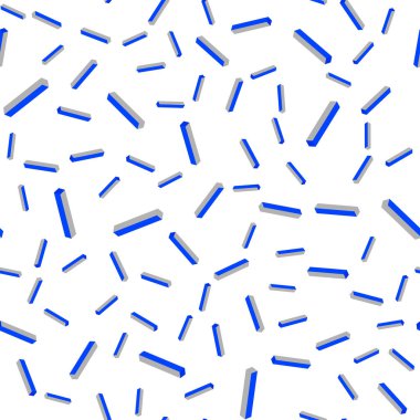 Hafif mavi vektör doku renkli çizgiler ile kesintisiz, izometrik. Renkli çizgilerle illüstrasyon soyut şablonunda parlayan. Tekstil, kumaş, duvar kağıtları için tasarım.