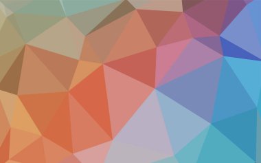 Açık mavi, vektör poligonal model sarı. Üçgenler ile renkli resimde parlayan. Web siteniz için yeni bir doku.