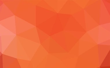 Açık kırmızı vektör düşük poli düzeni. Origami stilinde gradyan ile yaratıcı geometrik illüstrasyon. Bir markanın arkaplanı için desen.