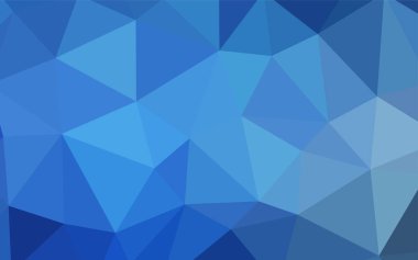 Hafif mavi vektör degrade üçgenler şablonu. Renkli resimde üçgenler ile soyut tarzda. Tamamen yeni bir tasarım sizin broşürü.