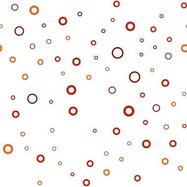 Işık kırmızı vektör noktalar ile sorunsuz kapak. Kabarcıkları ile soyut tarzda bulanık dekoratif tasarım. Desen için modaya uygun Kumaş, duvar kağıtları.