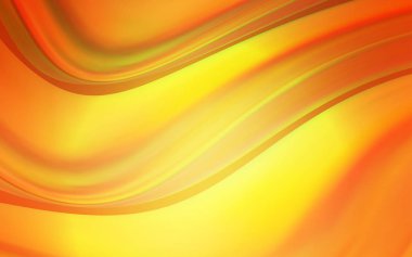 Sıvı şekillerle ışık turuncu vektör desen. Glitter soyut illüstrasyon alaycı hatları ile. Cep telefonu arka plan için şablon.