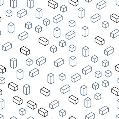 Açık yeşil, kırmızı vektör kesintisiz, izometrik desen kare tarzı. Dikdörtgenler renkli gradyan ile arka plan üzerinde. Desen için modaya uygun Kumaş, duvar kağıtları.