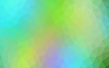 Açık mavi, vektör soyut Mozaik Desen sarı. Üçgenler ile modern soyut resim. Afiş için tamamen yeni şablon.