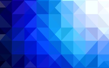 Hafif mavi vektör soyut mozaik zemin. Üçgenler ile modern soyut resim. Cep telefonu arka plan için şablon.