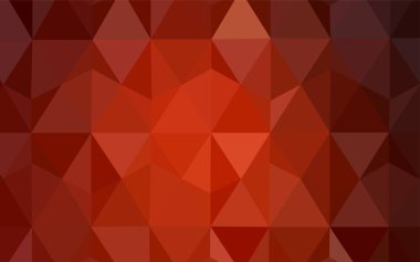 Koyu kırmızı vektör Çokgen soyut düzeni. Gradyan ile zarif parlak poligonal illüstrasyon. Web siteniz için yeni bir doku.