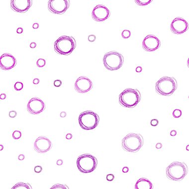 Koyu mor vektör daire şekilleriyle birlikte sorunsuz düzeni. Bulanık damla Glitter soyut Illustration yağmur. Desen doku duvar kağıdı olarak kullanılabilir.