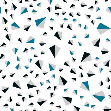 Koyu mavi üçgen ile kesintisiz, izometrik arka plan vektör. Glitter soyut resim üçgen şekiller ile. Tasarım için duvar kağıdı, kumaş üreticileri.
