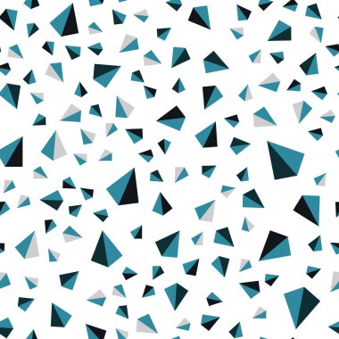 Koyu mavi üçgen ile kesintisiz, izometrik arka plan vektör. Üçgenler ile soyut degrade illüstrasyon. Desen tasarım kumaş, duvar kağıtları.