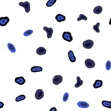 Açık mavi, yeşil vektör disklerle sorunsuz doku. Bulanık damla Glitter soyut Illustration yağmur. Tekstil, kumaş, duvar kağıtları için tasarım.