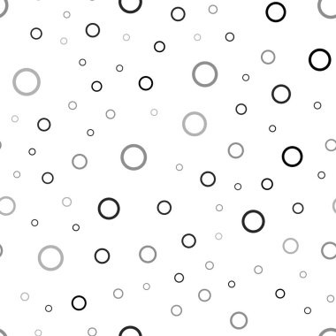 Işık gri vektör noktalar ile sorunsuz kapak. Soyut illüstrasyon renkli baloncuklar doğa tarzı ile. Desen doku duvar kağıdı olarak kullanılabilir.