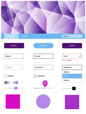 Hafif pembe, mavi vektör web UI kiti poligonal tarzı. Üçgenler ile poligonal tarzında modern stil rehberi. Bu web siteleri için kullanabileceğiniz şablon.