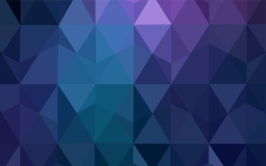 Üçgen zemin parlayan ışık mor vektör. Poligonal illüstrasyon parlayan, hangi üçgen oluşur. Marka kitap için yeni şablon.