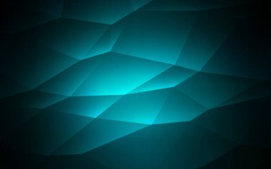 Koyu mavi vektör doku üçgen tarzı. İllüstrasyon renkli üçgenler dizi. En iyi tasarım, reklam, poster, afiş için.