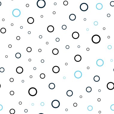 Hafif mavi vektör daireler ile sorunsuz şablonu. Modern Soyut illüstrasyon renkli su ile bırakır. Desen-ebilmek var olmak kullanılmış için fütüristik reklam, kitapçıklar.