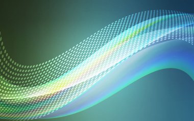 Açık mavi, vektör zemin noktalar ve çizgiler ile yeşil. Renkli soyut daireler ve satır kümesi ile Illustration. Tasarım poster, afiş Web siteleri için.