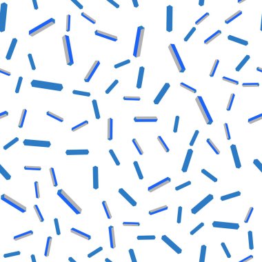 Hafif mavi vektör şablonu tekrar tekrar sopa ile kesintisiz, izometrik. Renkli çizgilerle illüstrasyon soyut şablonunda parlayan. Desen tasarım kumaş, duvar kağıtları.