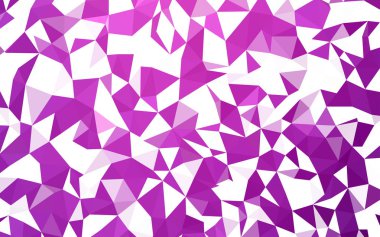 Hafif pembe vektör üçgen mozaik doku. Renkli resimde gradyan ile poligonal tarzı. İş tasarımınız için yeni stil.