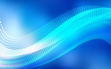 Kabarcıklar, satırları ile ışık mavi vektör arka plan. Renkli resimde daire ve çizgili fütüristik tarzı. Desen doku duvar kağıdı için.