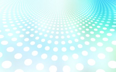 Noktalar ile ışık mavi vektör kapak. Modern Soyut illüstrasyon renkli su ile bırakır. Reklam, poster, afiş, Web sitenizin için yeni tasarım.