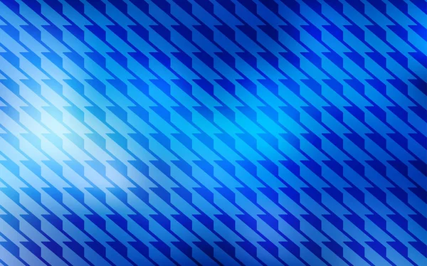 Licht Blauwe Vector Cover Met Stright Strepen Moderne Geometrische Abstracte — Stockvector